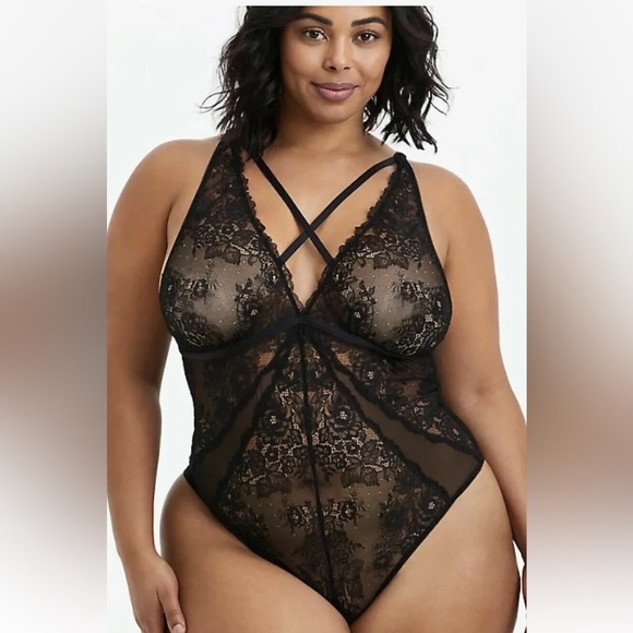 torrid Tops - NWT strappy lacey sexy body suit torrid size 6